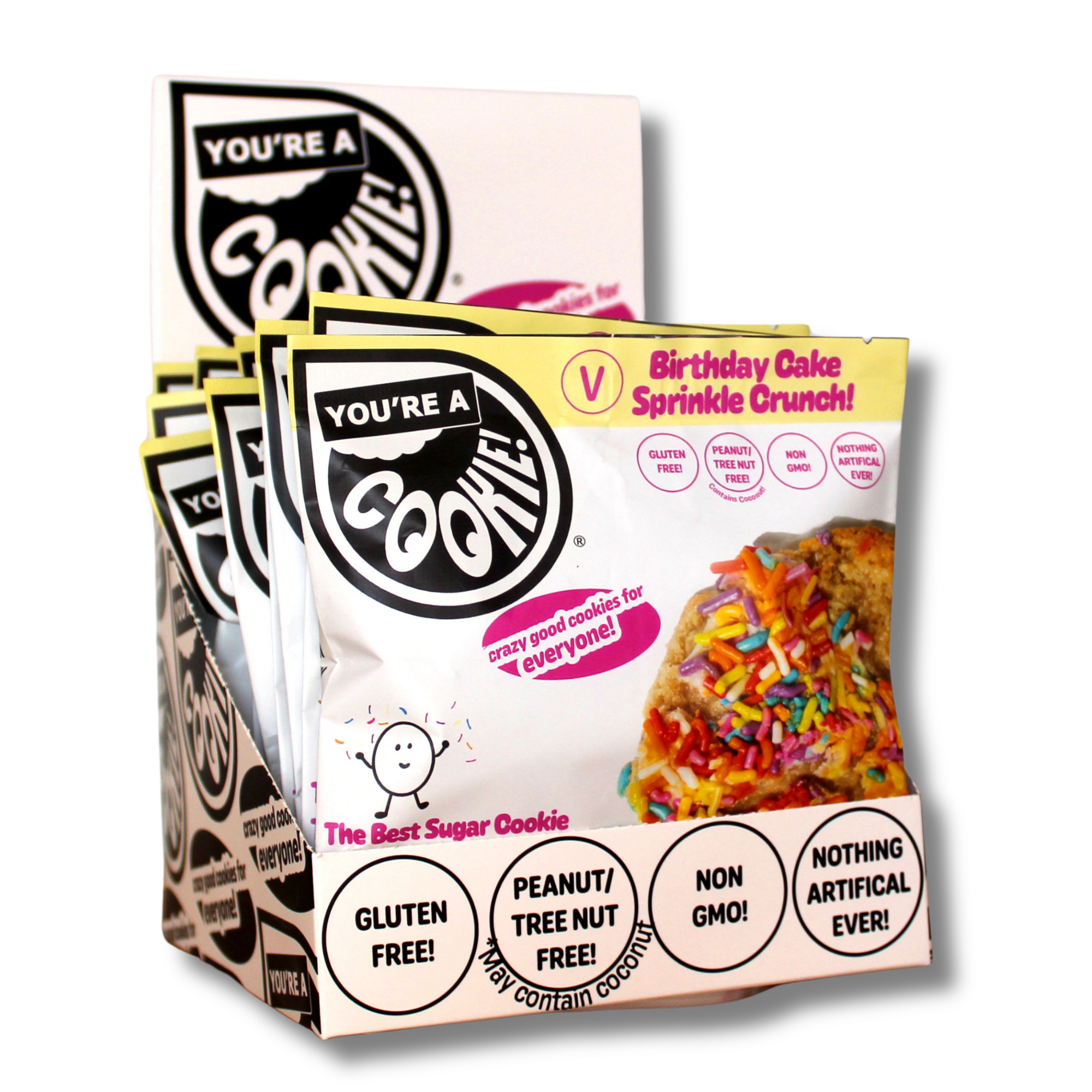 Vegan Sprinkle Birthday Cake Crunch | Full Dozen