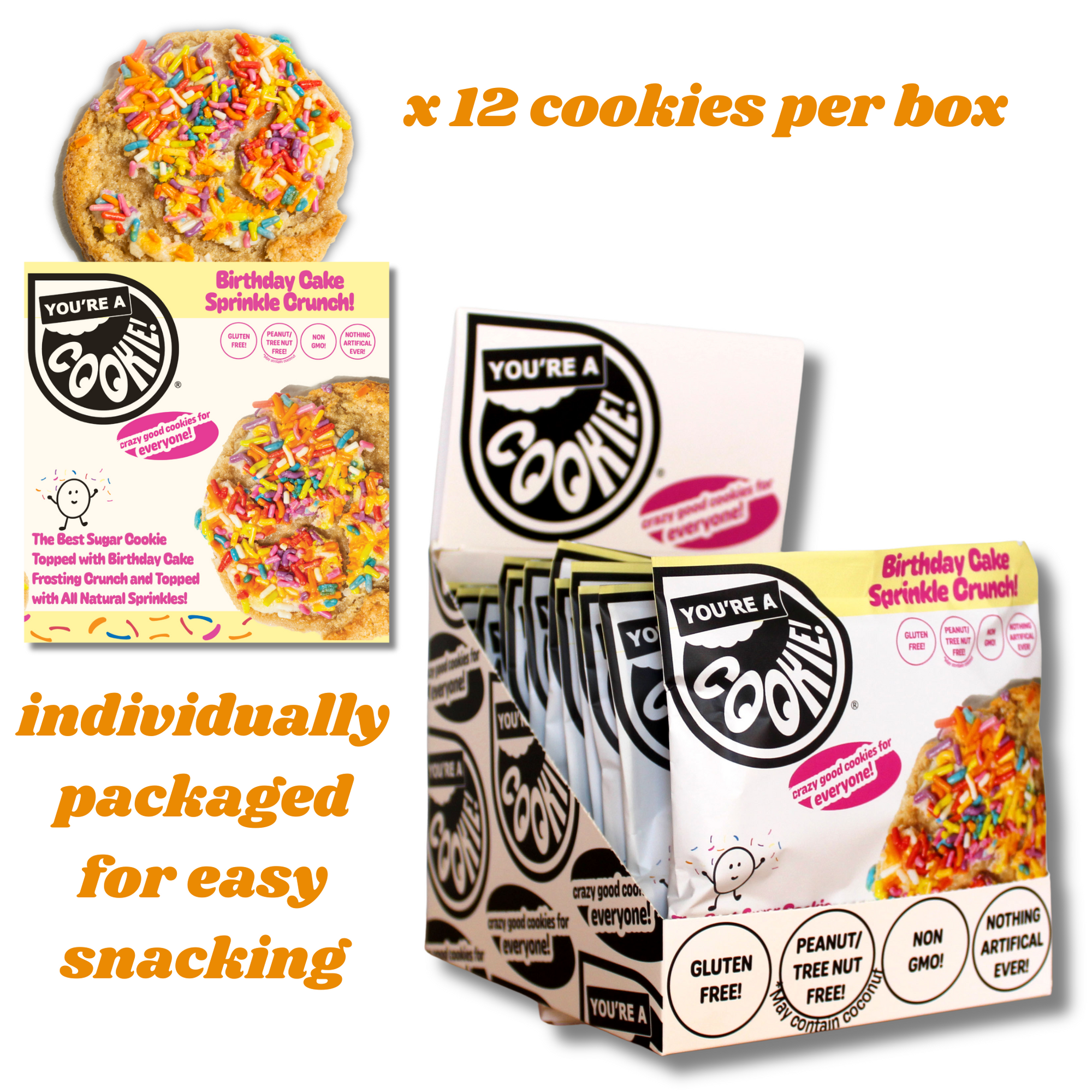 Sprinkle Birthday Cake Crunch | Full Dozen