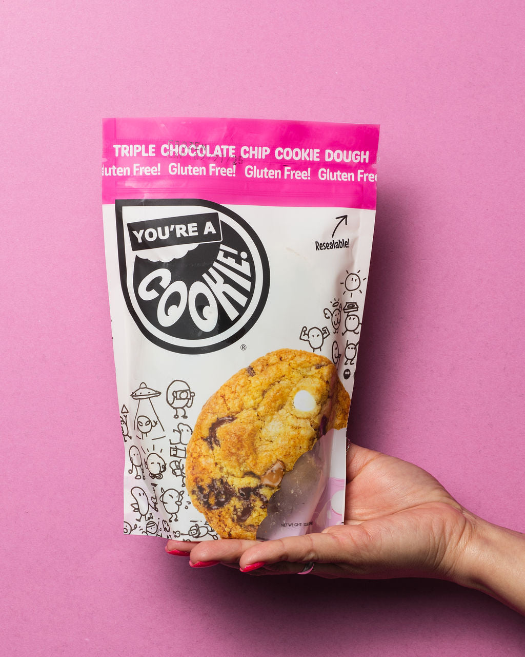Triple Chocolate Chip | Cookie Dough (4-Pack)