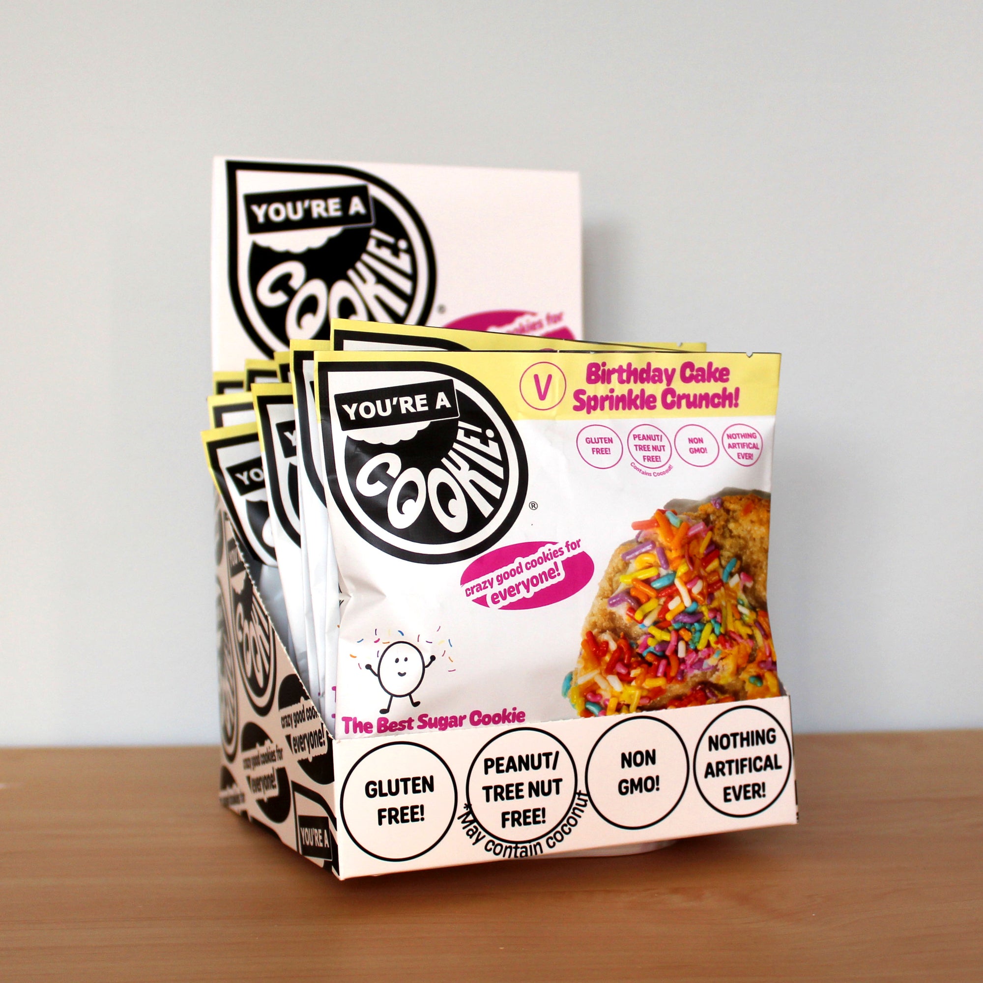 Vegan Sprinkle Birthday Cake Crunch | Full Dozen