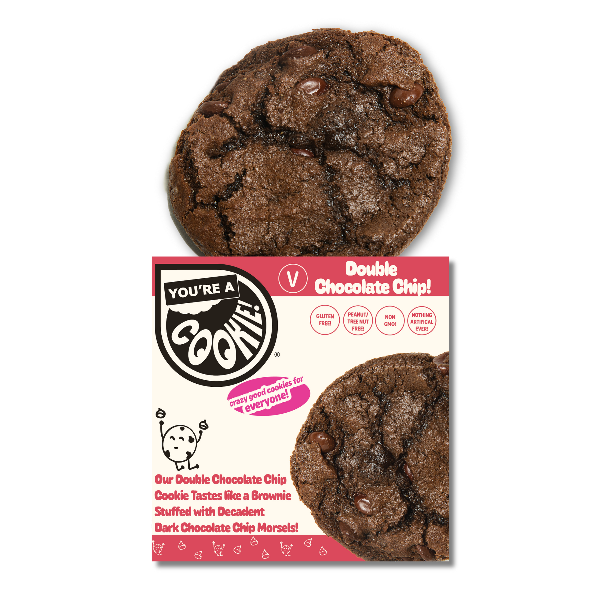 Vegan Double Chocolate Chip | Single Cookie