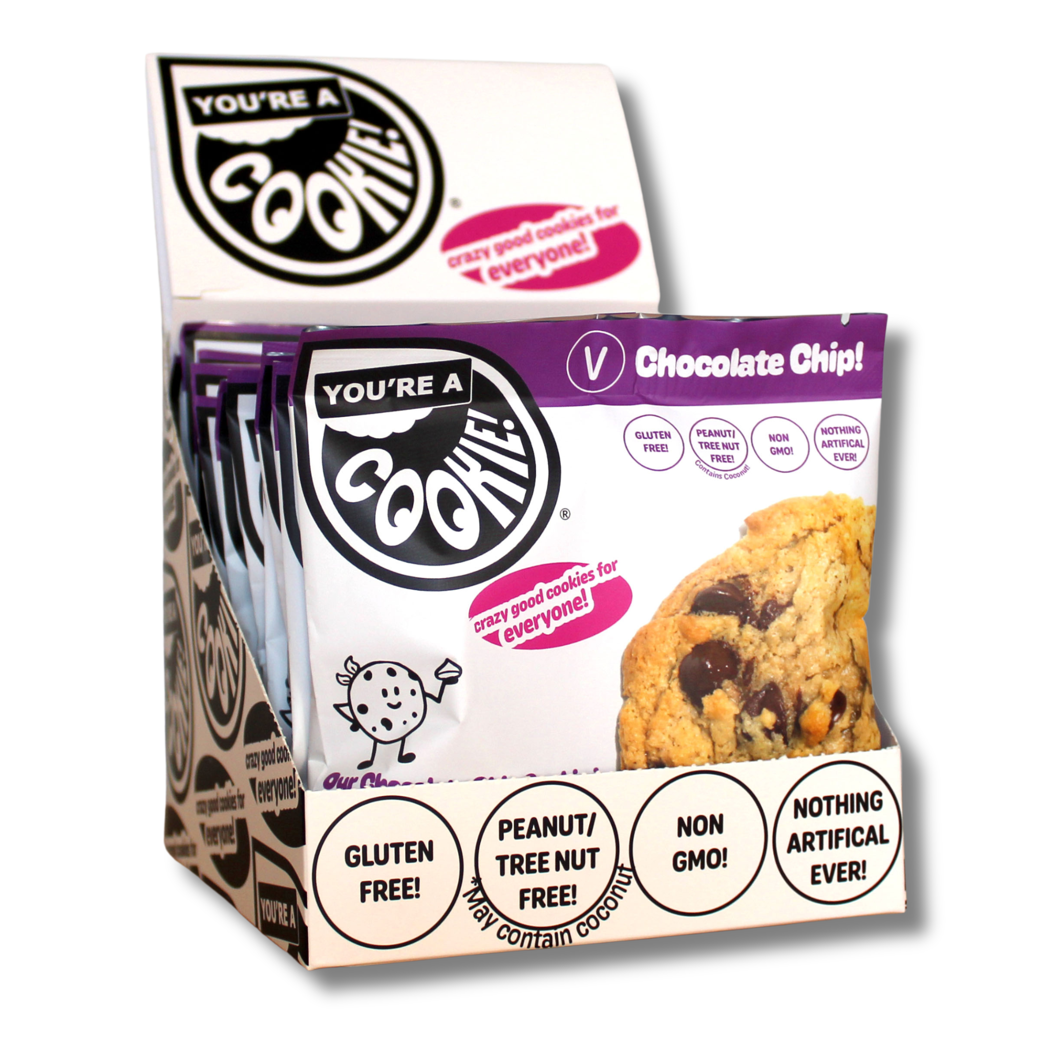 Vegan Chocolate Chip | Full Dozen – You're a Cookie! Vegan Chocolate Chip | Full Dozen – You're a Cookie!