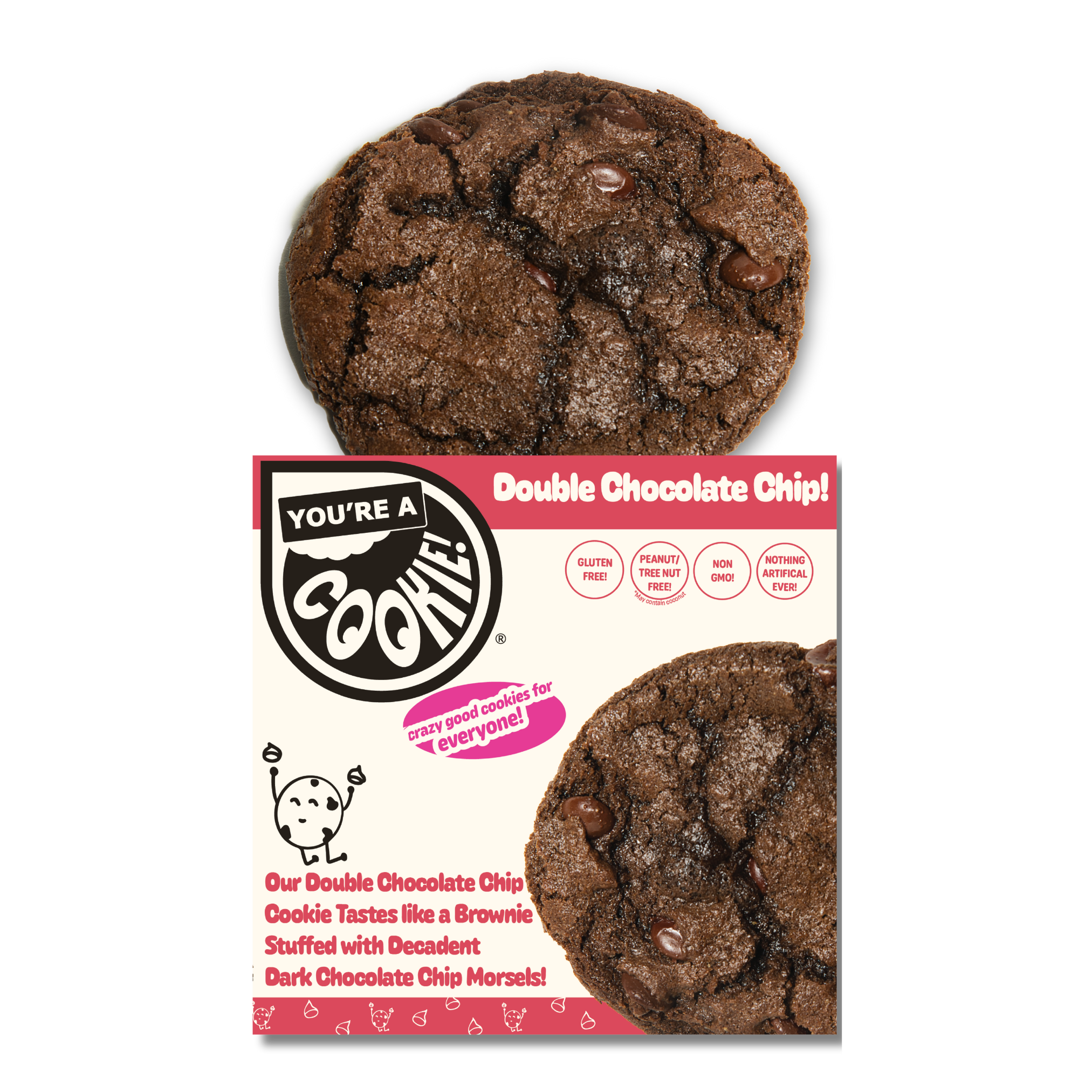 Double Chocolate Chip | Single Cookie – You're a Cookie!