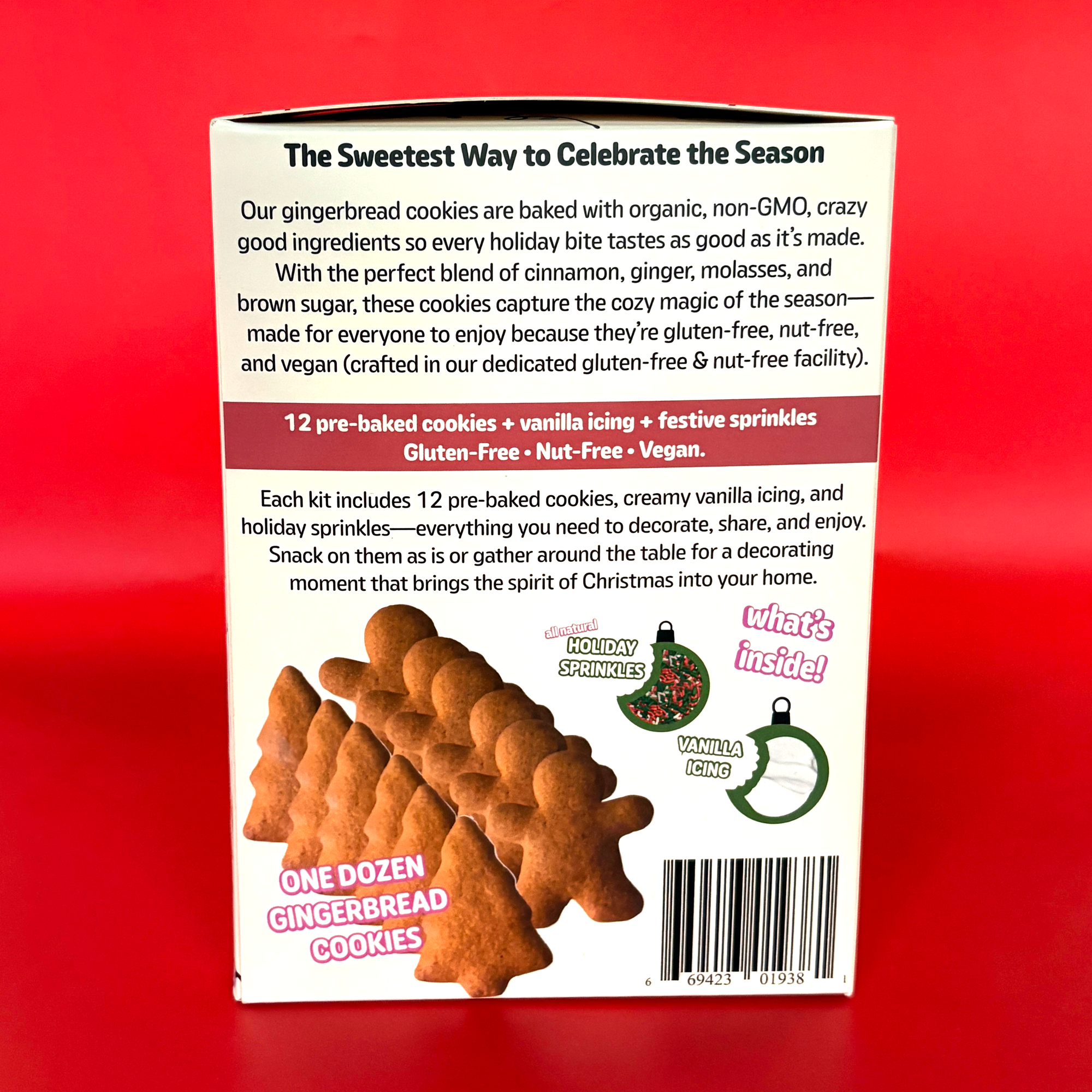Holly Jolly Gingerbread Cookie Kit | Case Pack - Six (6) Kits