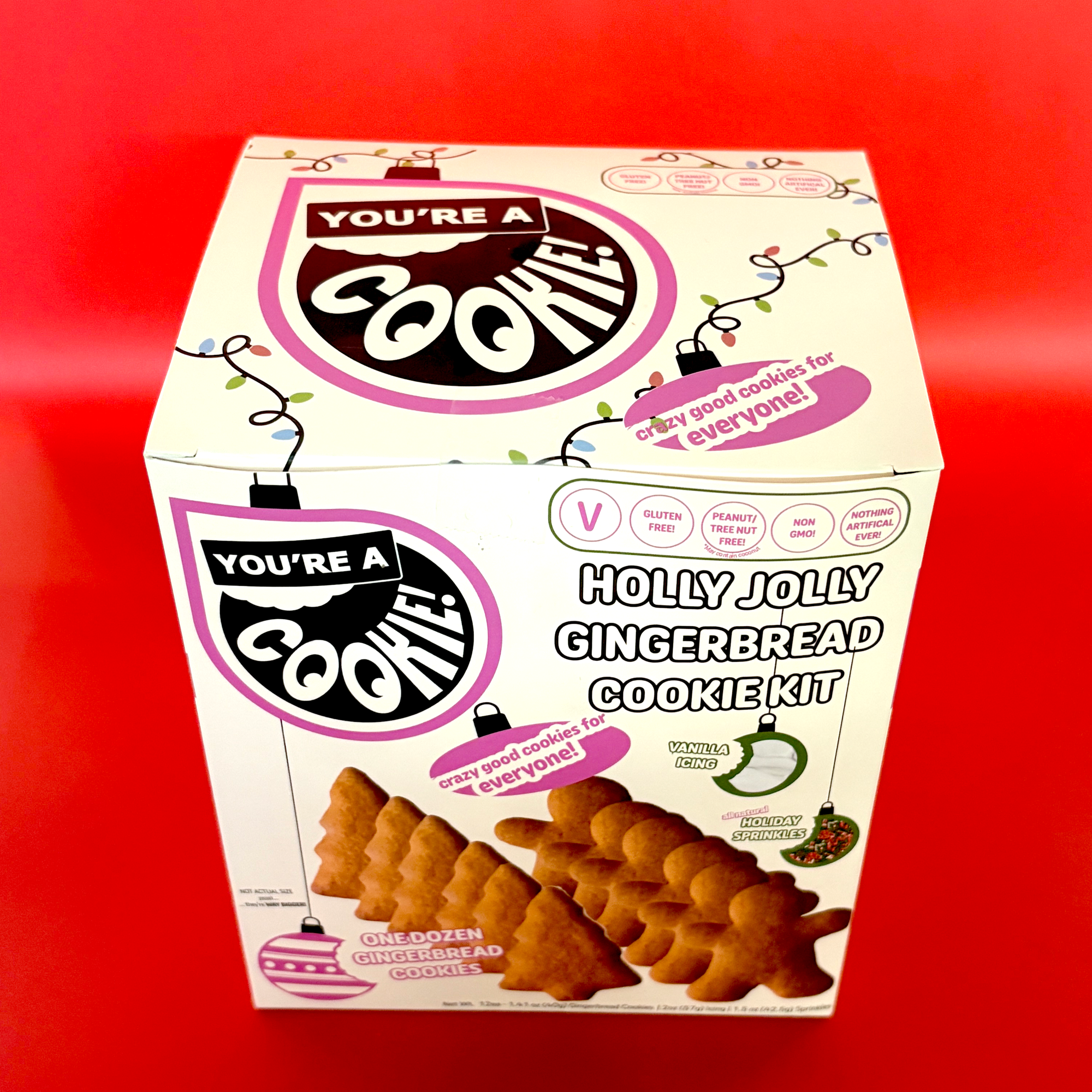 Holly Jolly Gingerbread Cookie Kit | Case Pack - Six (6) Kits