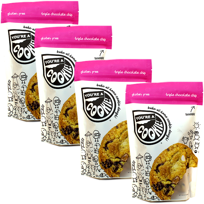 ONE [4-Pack] CASE OF COOKIE DOUGH