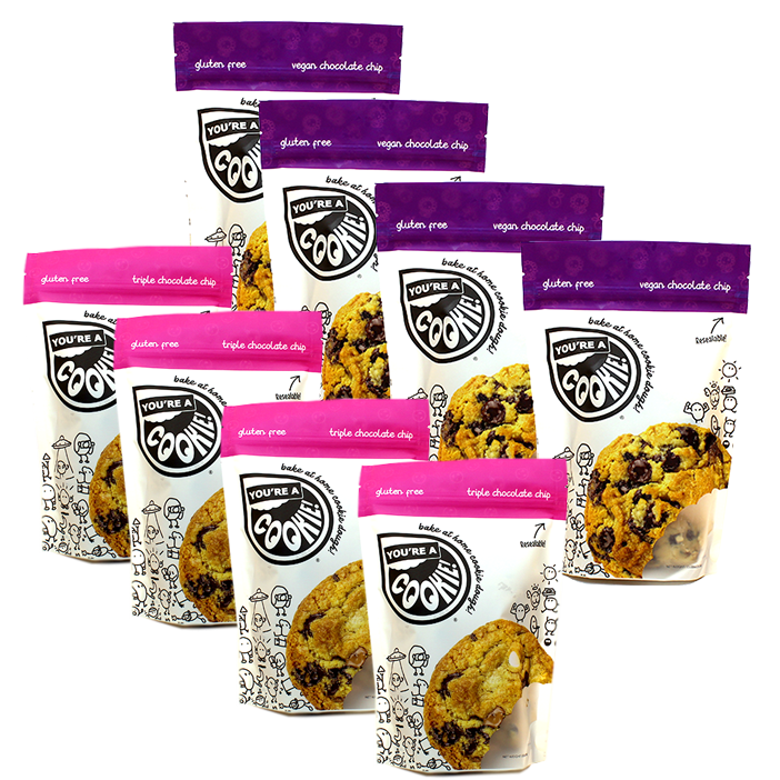 TWO  [4-Pack] CASE OF COOKIE DOUGH